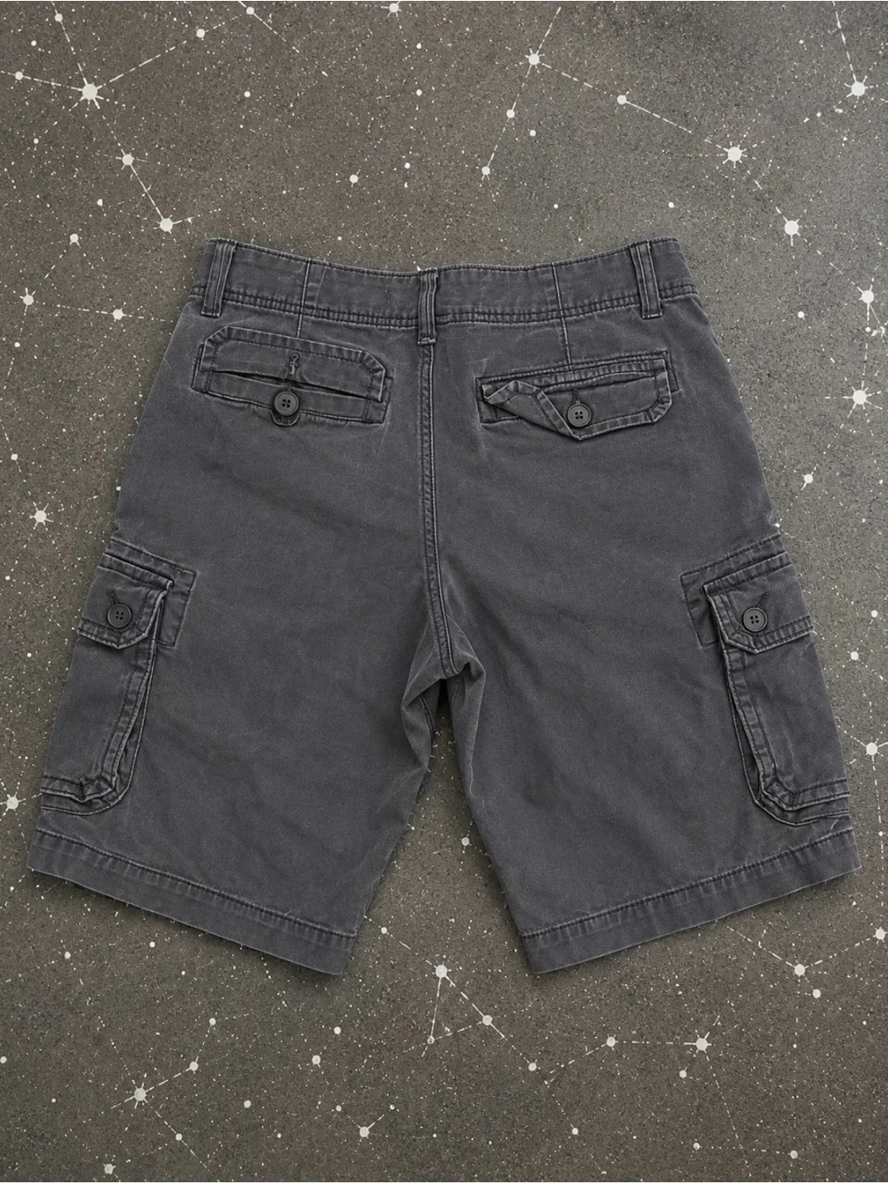 Unbranded Men's Gray Cargo Shorts - Classic Utility Style